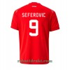 Sveits Haris Seferovic 9 Hjemme VM 2022 - Herre Fotballdrakt